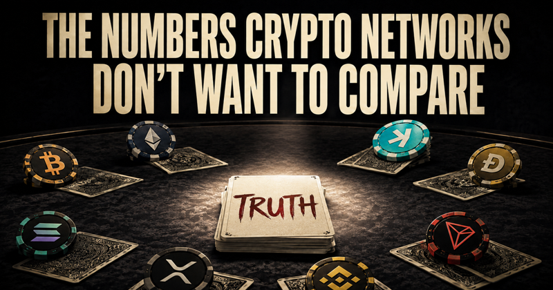 The Numbers Crypto Networks Don’t Want to Compare