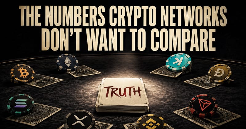 The Numbers Crypto Networks Don’t Want to Compare