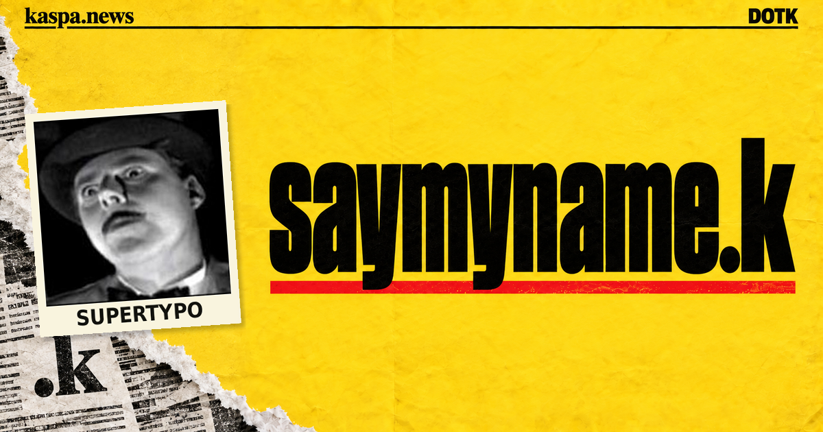 saymyname.k with Supertypo’s avatar on a yellow newspaper cover
